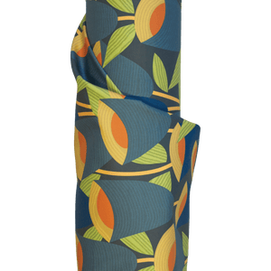 Taschenstoff Canvas mit blauen Blumen - Baumwolle skandinavisch - Tuuli - krokkoli.